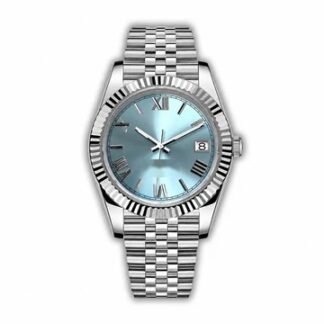 Montre Covajust Bleu Glacier Romain