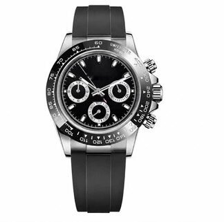 Covatona Noir Caoutchouc — montre Cova Watches