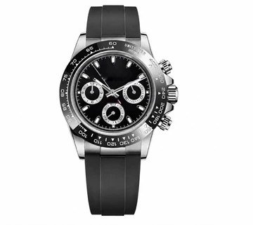 covatona noir caoutchouc Covatona Noir Caoutchouc — montre Cova Watches